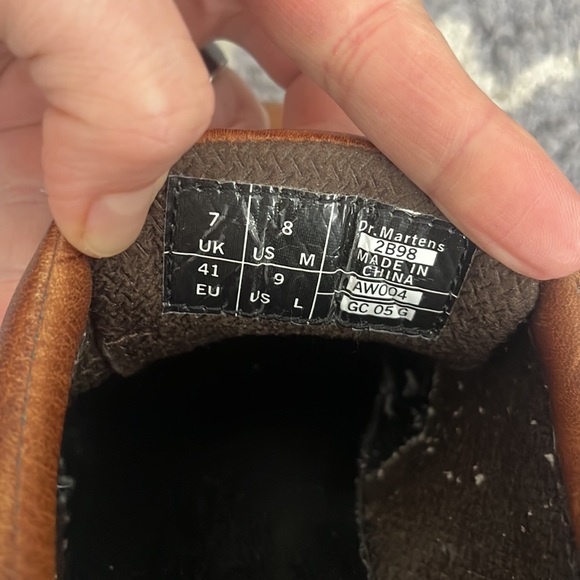 Dr. Martens Brown Leather Vintage Oxford Chunky Lace Up Boots - Picture 5 of 11